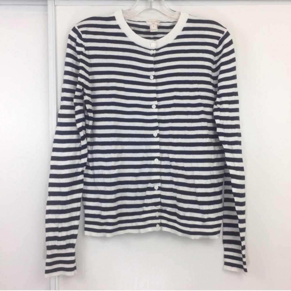 J. Crew The Caryn Cardigan Striped